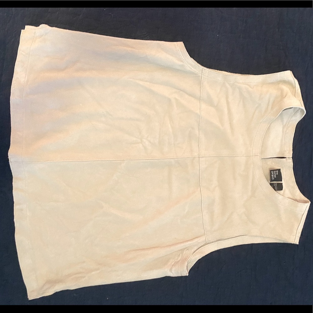 Eileen Fisher suede top